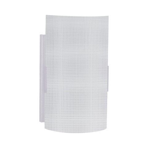 LUMINÁRIA PAREDE ARANDELA CANALETA XADREZ 1LAMP BRANCO - 1805/AR BR