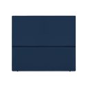Ver imagem 1 de Cabeceira Estofada Casal Luna 140cm Suede Azul Marinho