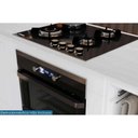 Ver imagem 3 de Balcão Cozinha Americana sem Porta 1 Prateleira MDF 80cm Cinza com Tampo