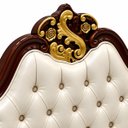 Ver imagem 5 de Cabeceira de Cama Queen Estofada com Capitonê Luis Xv Amélie 145x195cm