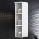 Ver imagem 2 de Armario Aereo com Nicho Mdf 20 Cm Americana C360 Branco Henn