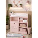 Ver imagem 2 de Cômoda para Bebê com Trocador e Organização Quarto Infantil Rosa