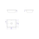 Ver imagem 3 de Slim Branco Cuba de Embutir Retangular 50cm - Deca Deca Loucas