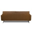 Ver imagem 6 de Sofá 3 Lugares para Sala Living 252cm Merli L08 Couro Camel - Mpozenato