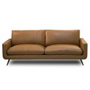 Ver imagem 5 de Sofá 3 Lugares para Sala Living 252cm Merli L08 Couro Camel - Mpozenato