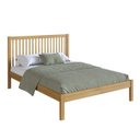 Ver imagem 4 de Cama de Casal Madeira Maciça com Lastro Lucy Marrom/Oak