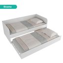 Ver imagem 6 de Bicama Sofá Solteiro Branco Tecnomobili