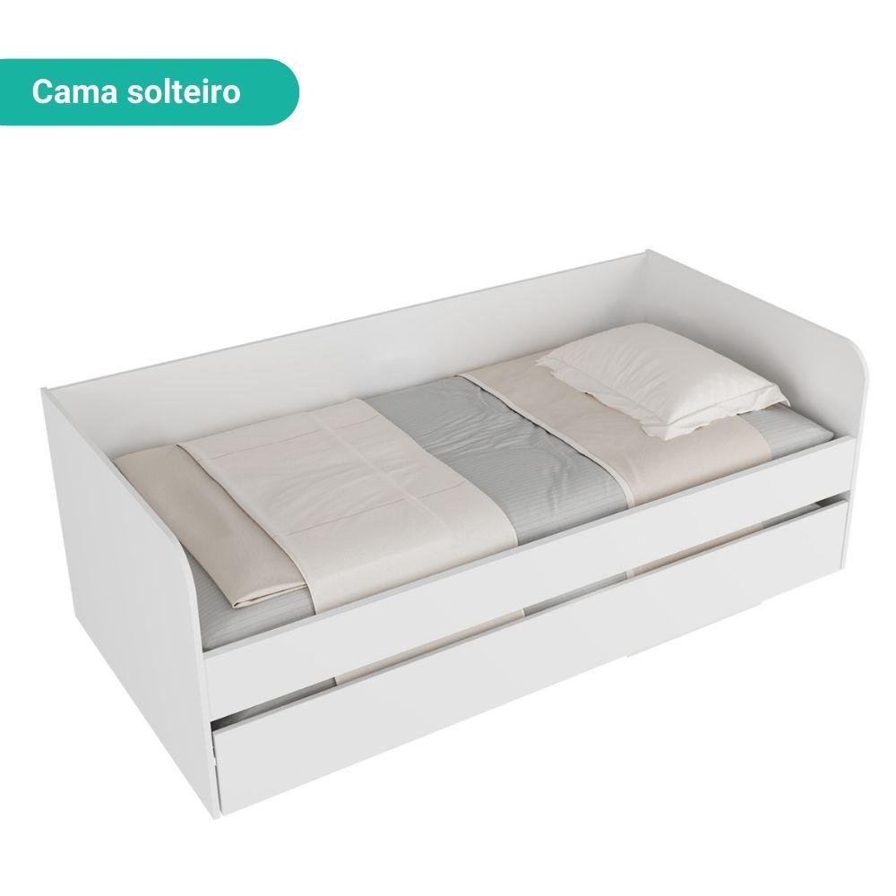 Bicama Sofá Solteiro Cm8032 Tecnomobili Branco - 5