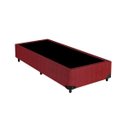 Ver imagem 1 de Base Box Solteiro Suede Vinho - 30x78x188