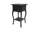 Ver imagem 2 de Mesa de Cabeceira 1 Gaveta Preto -Florence