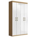 Ver imagem 1 de Armario Multiuso Duplo 4 Portas 103 Cm 2000194 Atacama Off White Armoveis