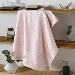 TOALHA BANHO DOHLER VELOUR PARA BORDAR BELLA 70 CM X 140 CM:Rosa