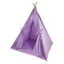Ver imagem 1 de Cabana Pet Camping Cachorro Gato - Algodão Liso - 70x70x84cm - Lilás Claro