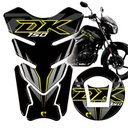 Ver imagem 1 de Protetor de Tanque Adesivo Moto Haojue Dk 150 Preto Cor Preto