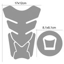 Ver imagem 2 de Protetor de Tanque Adesivo Moto Haojue Dk 150 Preto Cor Preto