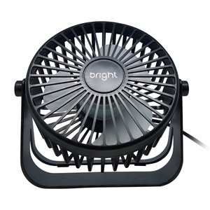 Mini Ventilador de Mesa Bright Vn001 Usb Preto Brigth