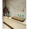 Bandeja Dourada Espelhada Luxo Decoração 50x30 - 2