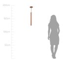 Ver imagem 4 de Pendente Tubo Cilindro Cobre New Alumínio 50 cm p/ LED MR11 ST642