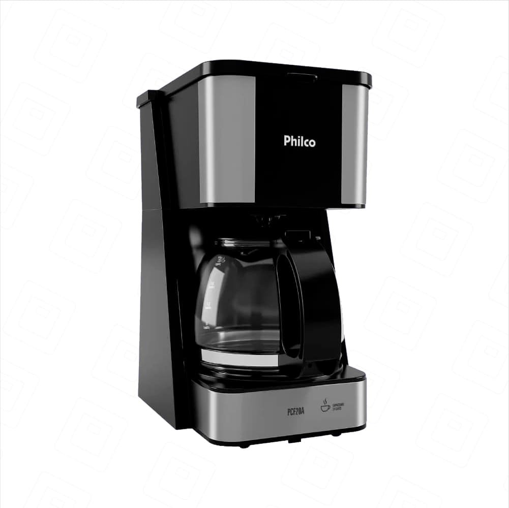 Cafeteira Philco Pcf20a Jarra de Vidro 720ml 20 Cafes 650w-preto - 220v - 7