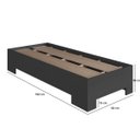 Ver imagem 2 de Cama Solteiro Xangai para Colchões 78x188 cm CX1080 Art In Móveis