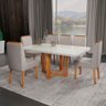 Sala de Jantar 180x90 6 Cadeiras Gabi Bom Pastor - 1