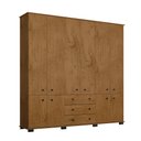 Ver imagem 2 de Guarda Roupa Grande 10 Portas 3 Gavetas Freijó B22010-97 Araplac