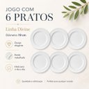 Ver imagem 3 de Jogo de 6 Pratos Divine 19cm Sobremesa