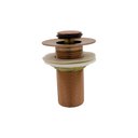 Ver imagem 4 de Válvula Pia Lavatório Ralo Click Pequeno Rose Gold Brilhante 7/8 Metal