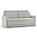 Ver imagem 1 de Sofá-cama 2 Lugares Mh-1606 Herval 146 Cm Colchão Casal Linho Cinza C