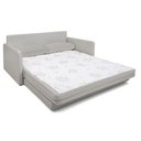 Ver imagem 4 de Sofá-cama 2 Lugares Mh-1606 Herval 146 Cm Colchão Casal Linho Cinza C