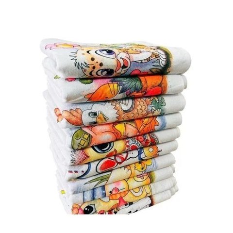 Kit 20 Panos de Prato 100% Algogao 38x65 Estampado Pe de Gal