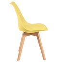 Ver imagem 3 de KIT - 5 x cadeiras Leda - Amarelo