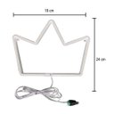 Ver imagem 3 de Luminária de Parede Coroa Led Neon 25cm 3D Gold Print 110V-220V