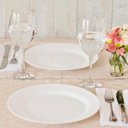 Ver imagem 4 de Prato Raso Menu de Vidro Opaline 26,5cm 12 Unidades - Nadir 5543