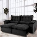 Ver imagem 1 de Sofá Retrátil e Reclinável Articulado Ipanema - 1,60m de Largura e Abertura Grande em Veludo Premium