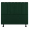 Kit Cabeceira E Baú Cama Box Queen 160Cm Suede Verde - 5