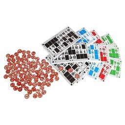Jogo de Bingo 90 Pedras Madeira Numeradas com Cartelas - 3