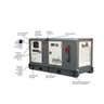 Gerador Diesel Cabinado Silencioso 62.5kva Trifásico 220v com Ats Interno Tdmg60se3d-ats Toyama - 2