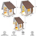 Ver imagem 5 de Luminária Abajur de Mesa 3 Casinha Madeira G9 Decoração