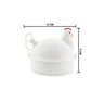 Recipiente Para Cozinhar Ovos no Microondas Panela Formato de Galinha Cozinha Fácil e Rápido - 2