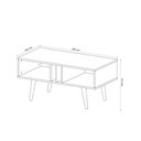 Ver imagem 4 de Mesa de Centro Ammo com 2 Nichos - Natural