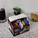 Ver imagem 4 de 25 Porta Sachês Guardanapos Burger Mdf para Restaurantes Bares Lancherias 01 Ao 25 Zanline