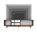 Ver imagem 6 de Rack para Tv até 75'' com 2 Portas e Nichos 200cm Lars - Preto