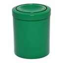 Ver imagem 1 de Cesto Lixeira 12 Litros Verde Com Tampa Meia Lua - Esfera