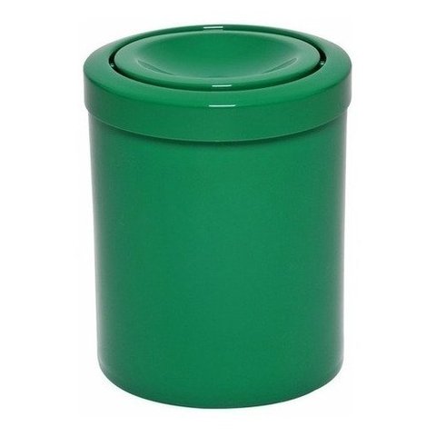 Cesto Lixeira 12 Litros Verde Com Tampa Meia Lua - Esfera