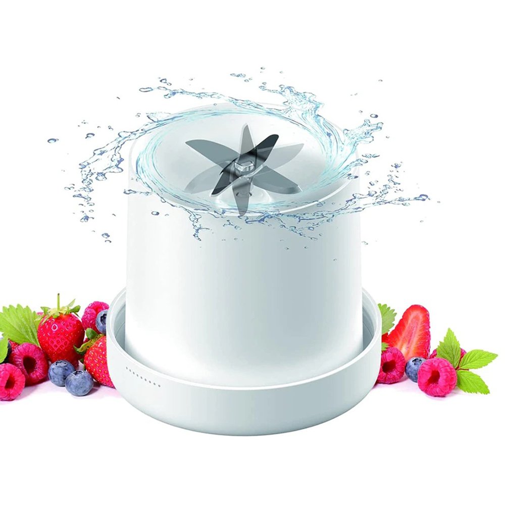 Mixer Misturador Mini Liquidificador Portátil Suco Shake Copo 300ml a Pilha