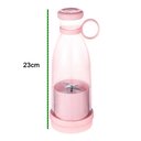 Ver mais imagens de Garrrafa Mixer Mini Liquidificador Misturador Smoothie Suco Vitamina Shake Potente Utensilio Cozinha