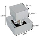 Ver imagem 3 de Acabamento Registro Quadrado 1/2 ou 3/4 Padrão Deca Metal