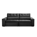Ver imagem 2 de Sofa Retratil Reclinavel 2 Lugares 2,70 Vitória Veludo Grafite Lansofbr