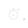 Lavabo Redonda em Aço Inox Alto Brilho 34 cm - Tramontina - 2